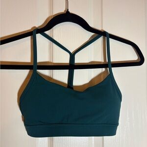Lululemon Indochine Blue Flow Y Nulu Sports Bra